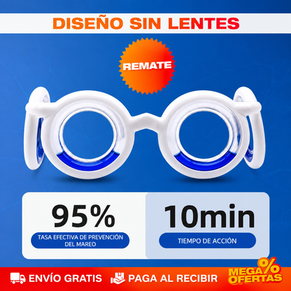 Gafas Anti Vértigo para el Mareo – Para el que se marea en la carretera de curvas