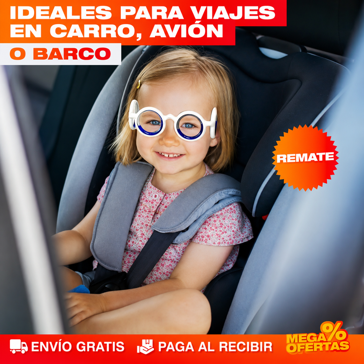 Gafas Anti Vértigo para el Mareo – Para el que se marea en la carretera de curvas