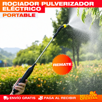 Rociador Pulverizador Eléctrico Portable – Riegas sin apretar el gatillo mil veces