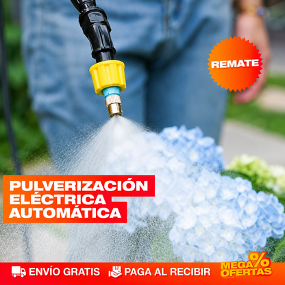 Rociador Pulverizador Eléctrico Portable – Riegas sin apretar el gatillo mil veces
