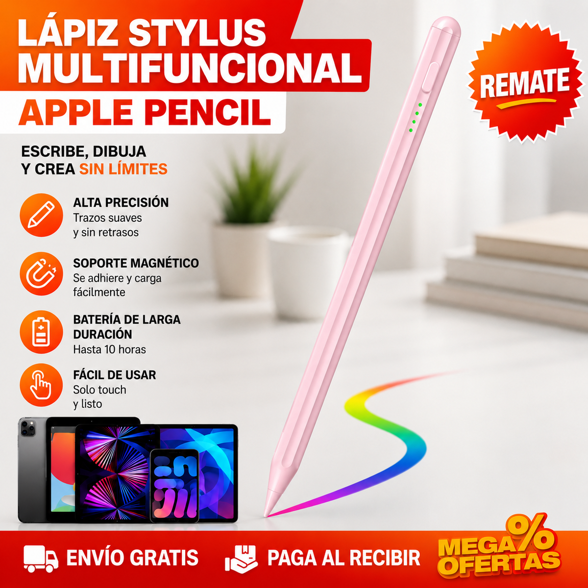LÁPIZ STYLUS MULTIFUNCIONAL – Escribes en la tablet como en un cuaderno