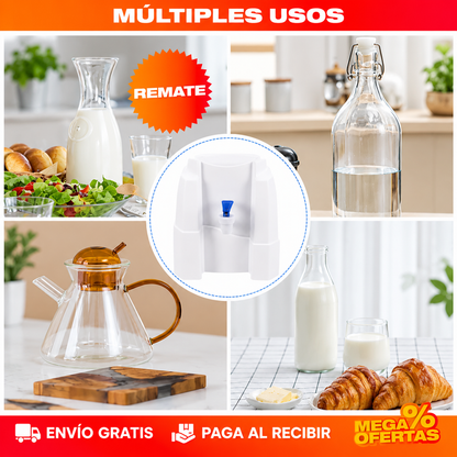 Base dispensador para botellón de agua con grifo – Sirves agua sin alzar veinte kilos