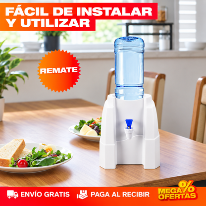Base dispensador para botellón de agua con grifo – Sirves agua sin alzar veinte kilos