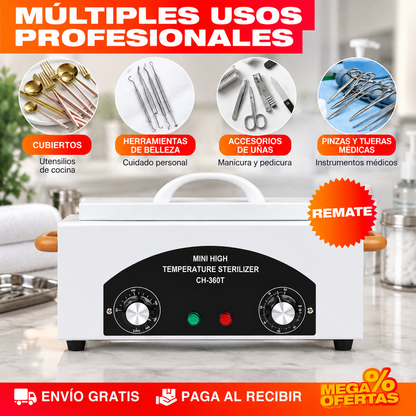 ESTERILIZADOR PROFESIONAL DE CALOR SECO – Tus instrumentos llegan a la mesa como debe ser