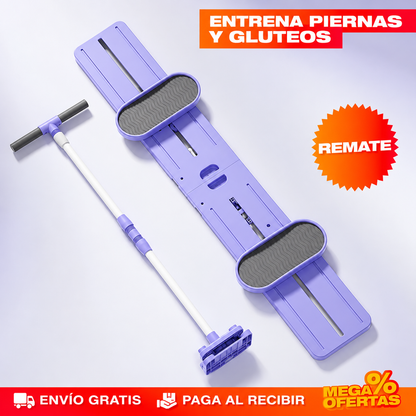 TABLA DE PILATES TIPO ESQUÍ – Entrenas piernas y glúteos en el espacio de una baldosa