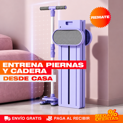 TABLA DE PILATES TIPO ESQUÍ – Entrenas piernas y glúteos en el espacio de una baldosa