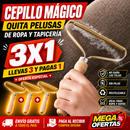 3 Cepillos Mágico Removedor – Quita Pelos y Pelusas de Ropa y Muebles · 3x1
