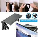 Soporte TV de Mesa, Repisa y Módem Multifuncional – Despeja el Mueble y Esconde los Cables