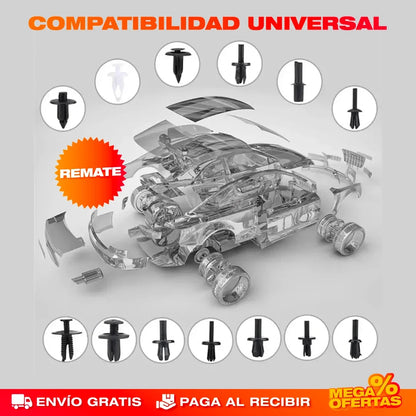 Kit Profesional de Pines y Herramientas Automotrices – Repara tu Carro o Moto Como un Mecánico · 725 Piezas
