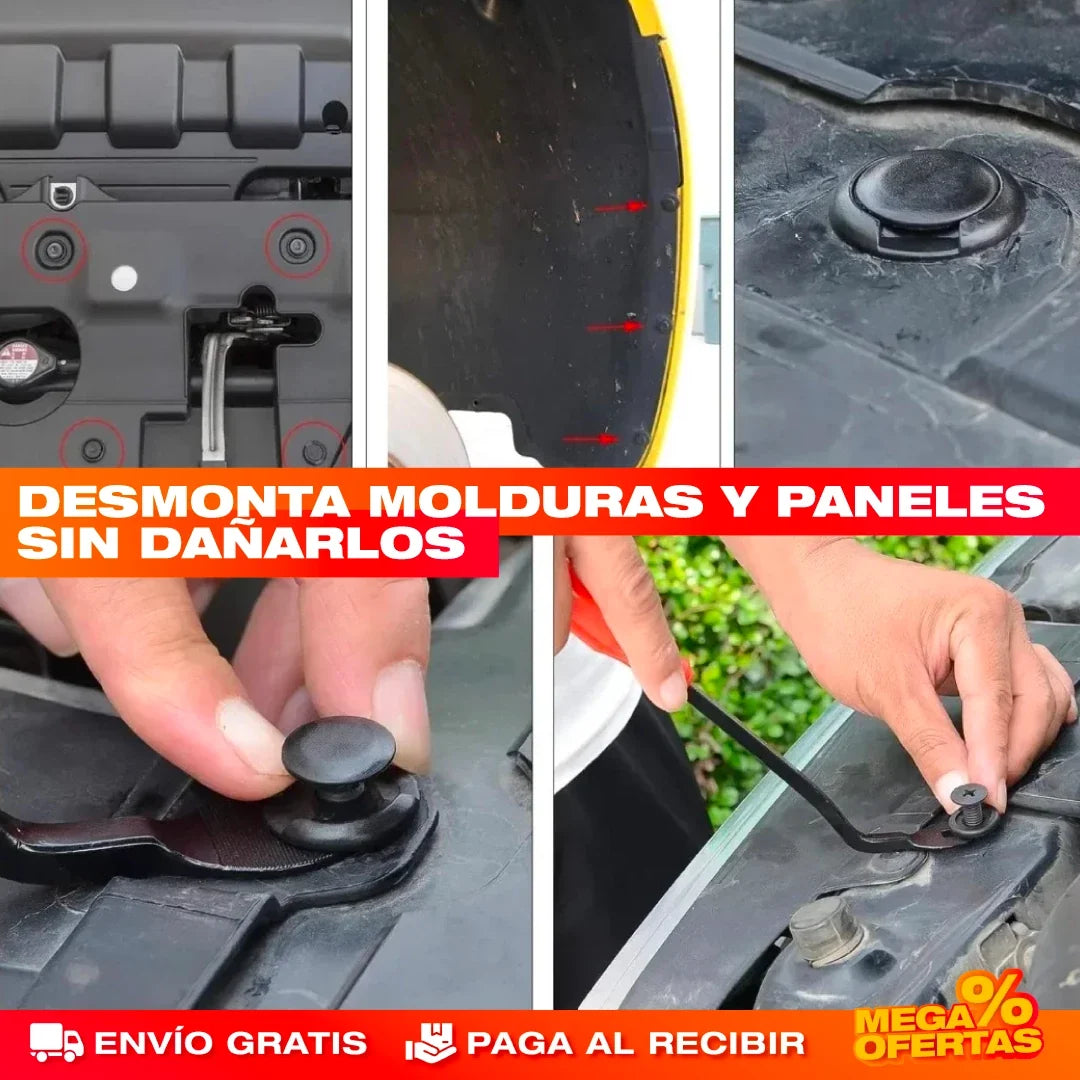 Kit Profesional de Pines y Herramientas Automotrices – Repara tu Carro o Moto Como un Mecánico · 725 Piezas