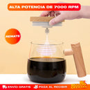 Mug Mezclador de Vidrio Recargable – Adiós a los Grumos: Mezcla Perfecta en Segundos