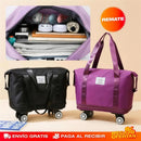 Bolsa de Equipaje Ligero Expandible con Ruedas – Lleva Todo en tus Viajes Sin Cargar Peso