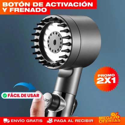 PROMO X2 Cabezal de Ducha Potente y Ahorrador – Más Presión y Menos Factura de Agua