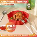 12 Canastas de Silicona para Air Fryer – Fríe Sin Aceite y Sin Que se Pegue · 2x1