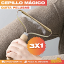 3 Cepillos Mágico Removedor – Quita Pelos y Pelusas de Ropa y Muebles · 3x1