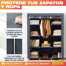 Closet Portátil de 3 Compartimientos – Guarda Toda tu Ropa Sin Closet de Obra · Tamaño Grande