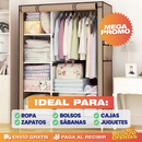 Closet Portátil de 3 Compartimientos – Guarda Toda tu Ropa Sin Closet de Obra · Tamaño Grande