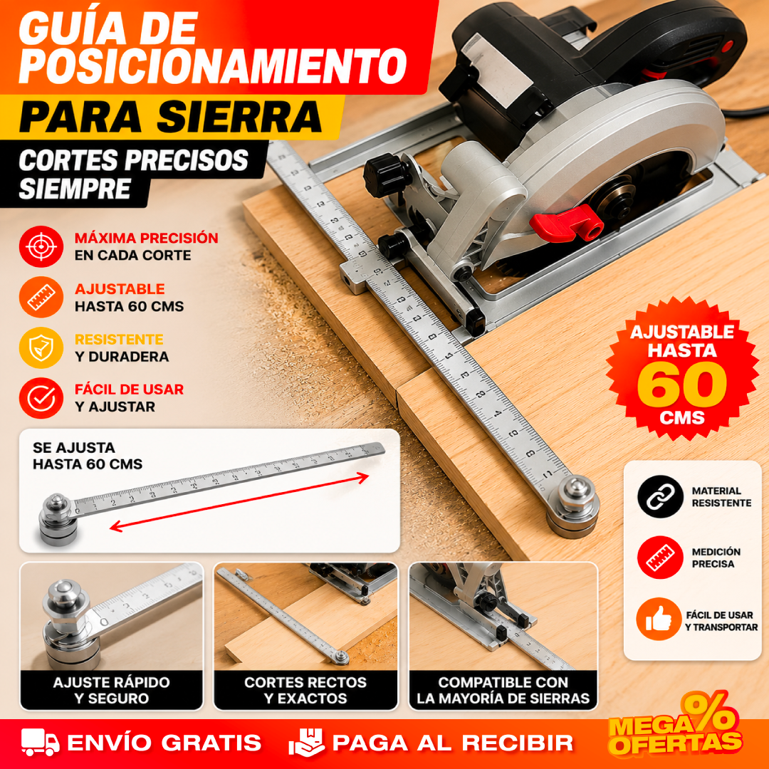 Guía de Corte para Madera – Cortes Rectos Perfectos