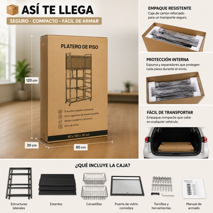 Alacena Organizadora de Cocina XL — Todo lo que no te cabe en la cocina, cabe aquí