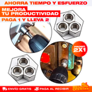 PROMO X2 Boquillas de Llaves Hexagonales – Aprieta Cualquier Tuerca Sin Buscar la Medida · Set x14