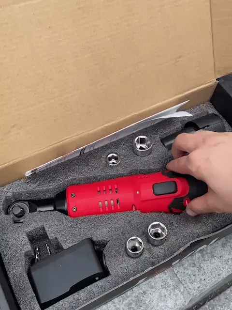 Llave Eléctrica de Trinquete – Aprieta y Afloja en Segundos Donde tu Mano No Llega