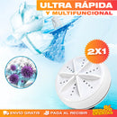 Mini Lavadora Portátil Ultra Rápida – Lava Ropa Pequeña Donde No Hay Lavadora · 2x1