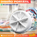 Mini Lavadora Portátil Ultra Rápida – Lava Ropa Pequeña Donde No Hay Lavadora · 2x1