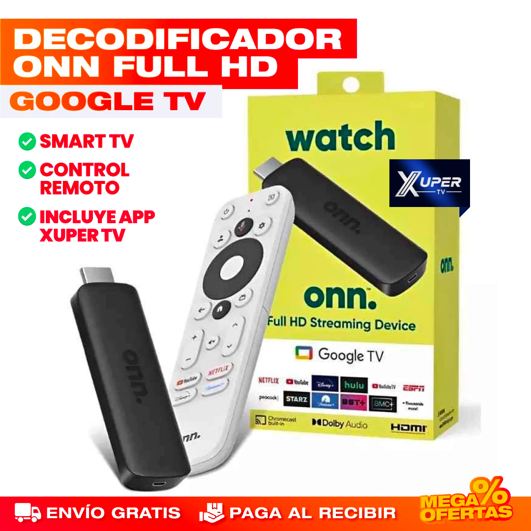Convertidor Smart TV con Control Remoto – Convierte tu TV Vieja en Smart con Apps y Netflix