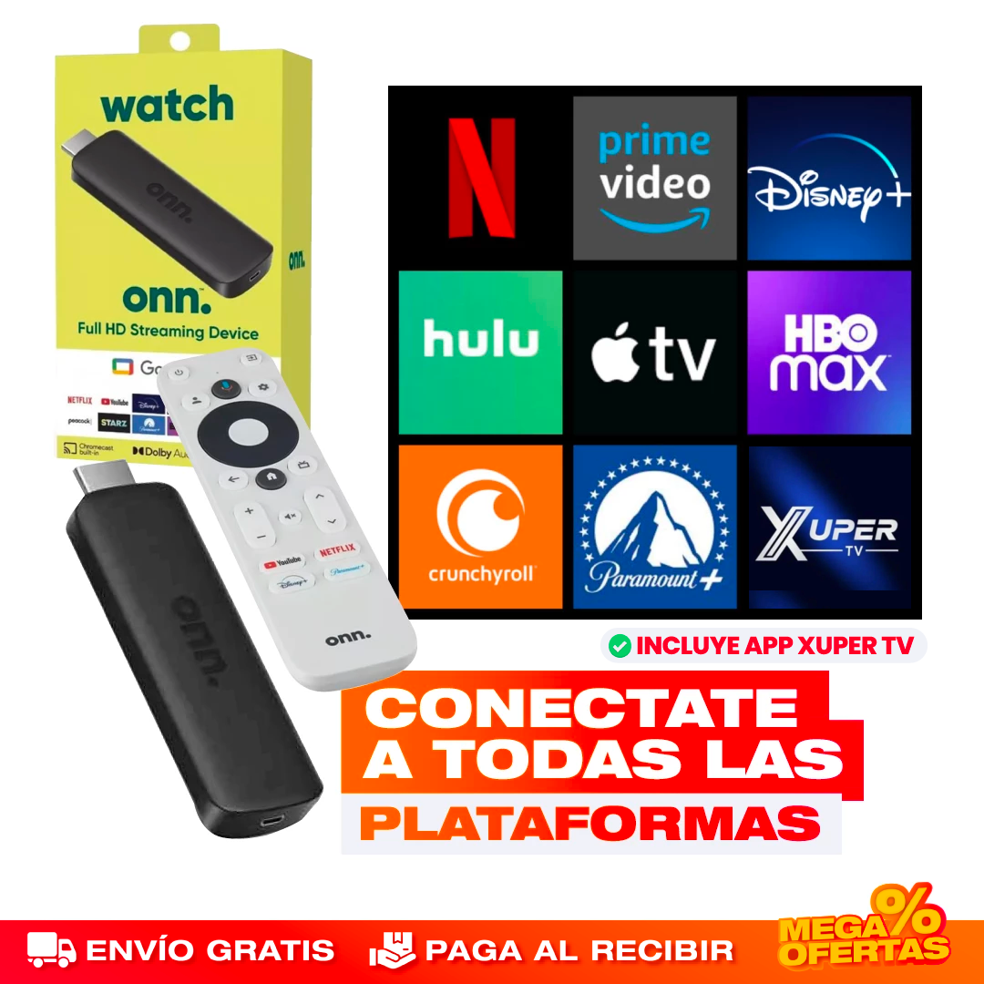 Convertidor Smart TV con Control Remoto – Convierte tu TV Vieja en Smart con Apps y Netflix