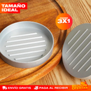 Promo 3x1 Molde Manual para Hamburguesas – Hamburguesas Caseras Parejas y Perfectas