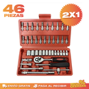 Set de Herramientas 46 Piezas – Todo lo Básico para Arreglar en Casa · 2x1
